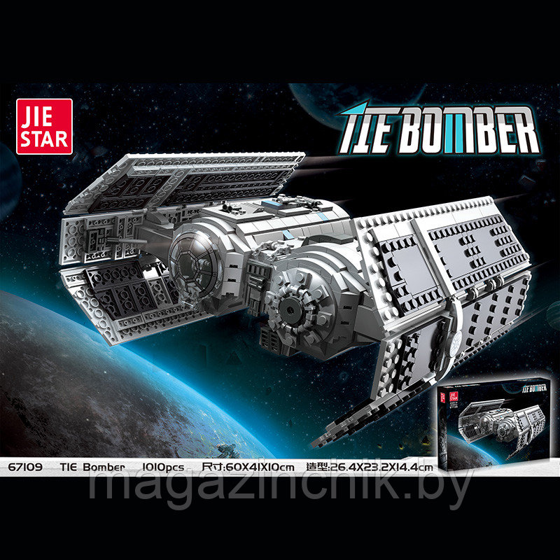 Конструктор TIE Бомбардировщик 1010 дет., 67109, Звездные войны
