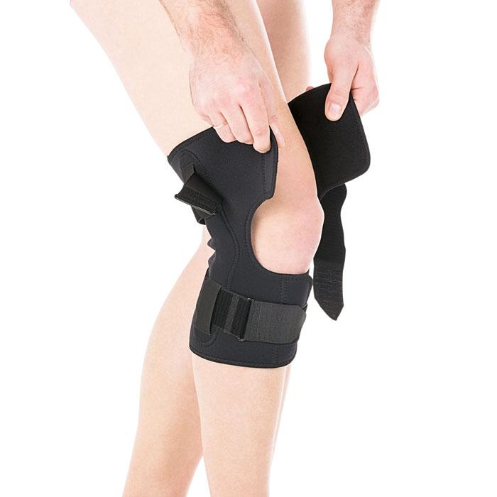 Бандаж разъемный на коленный сустав с полицентрическими шарнирами Т-8508 - фото 2 - id-p205698172