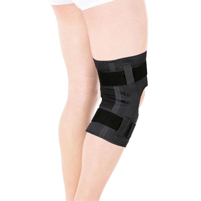 Бандаж разъемный на коленный сустав с полицентрическими шарнирами Т-8508 - фото 4 - id-p205698172