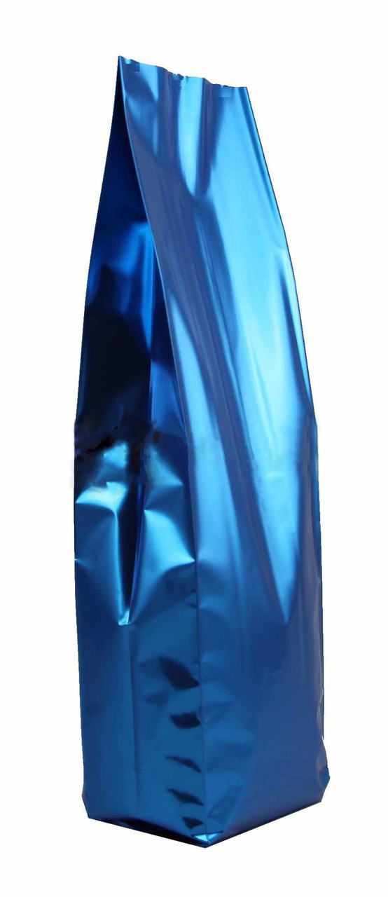 Пакет синий матовый с центральным швом