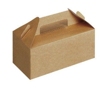 Упаковка бумажная с ручками ECO BOX WITH HANDLE (25 штук/упак), фото 2