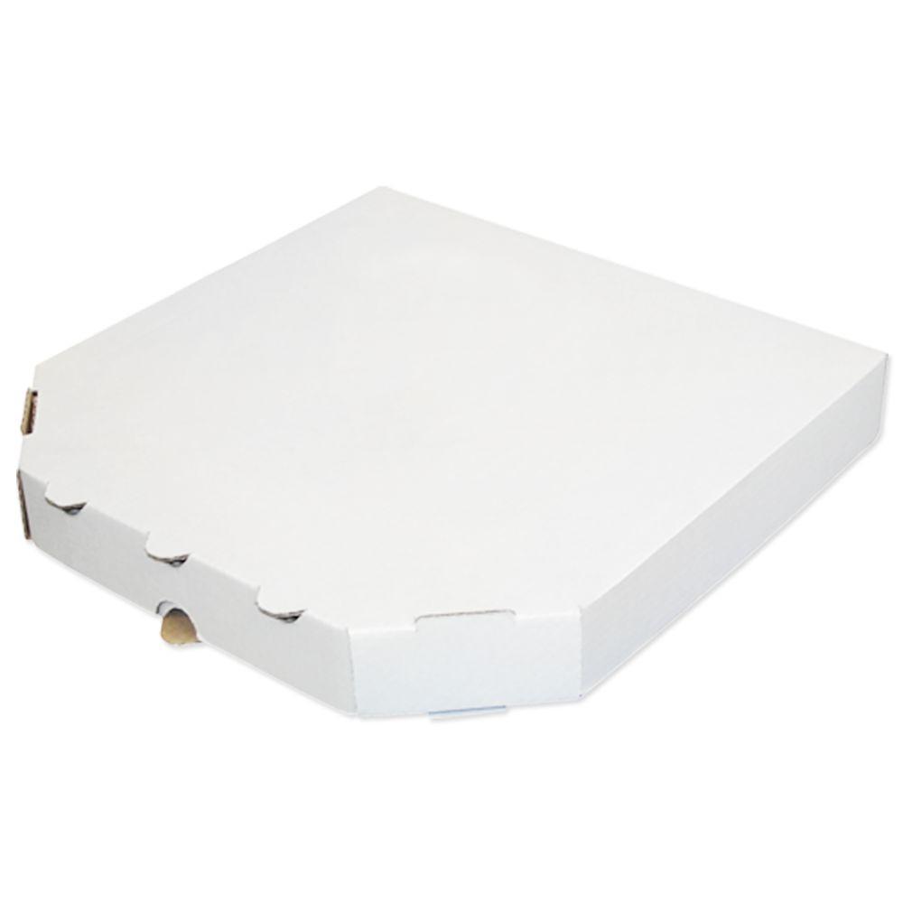 Коробка для пиццы 240х240х30мм, белая