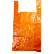 Пакет майка оранжевая 30х54 см, 15 микрон (250 шт/упак)