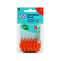 Зубной ершик TePe IDB ( interdental brush) №1, диаметр спиральки 0,45 мм, 6 штук в блистре