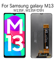 Дисплей (экран) для Samsung Galaxy M13 (M135F) с тачскрином, черный