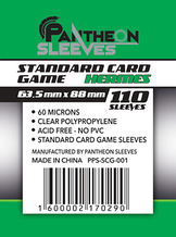 Протекторы Стандарт Pantheon Sleeves Standart Card Game Гермес 63.5x88 mm 110 шт. (SCG-001)