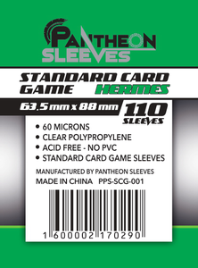Протекторы Стандарт Pantheon Sleeves Standart Card Game Гермес 63.5x88 mm 110 шт. (SCG-001) - фото 1 - id-p205703524