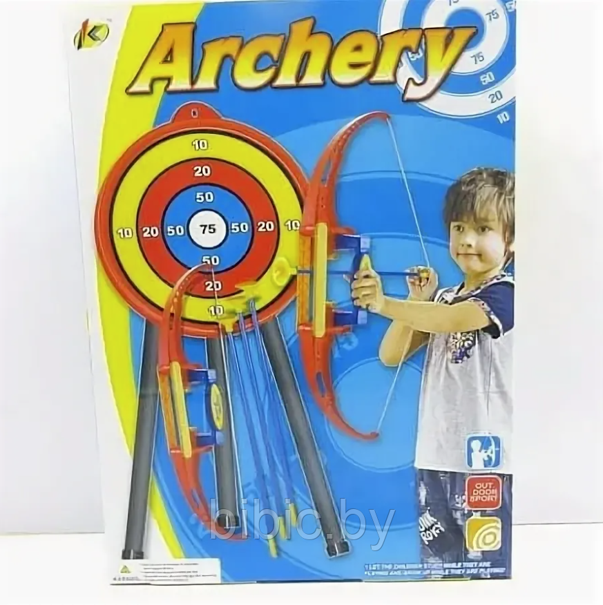 Детский игрушечный лук со стрелами присосками, детское игрушечное оружие для детей - фото 3 - id-p205703567