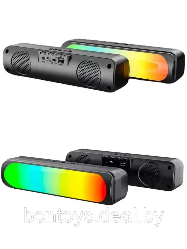 Беспроводная мини портативная колонка Bluetooth со световым эффектом ZQS2205 - фото 5 - id-p205703591