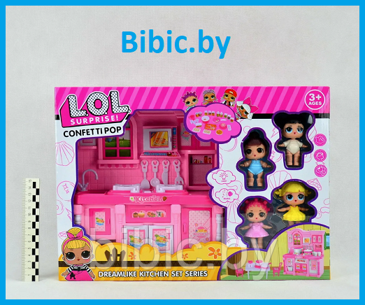 Детский игровой набор Кухня "ЛОЛ", игрушка для девочек - фото 1 - id-p205703661