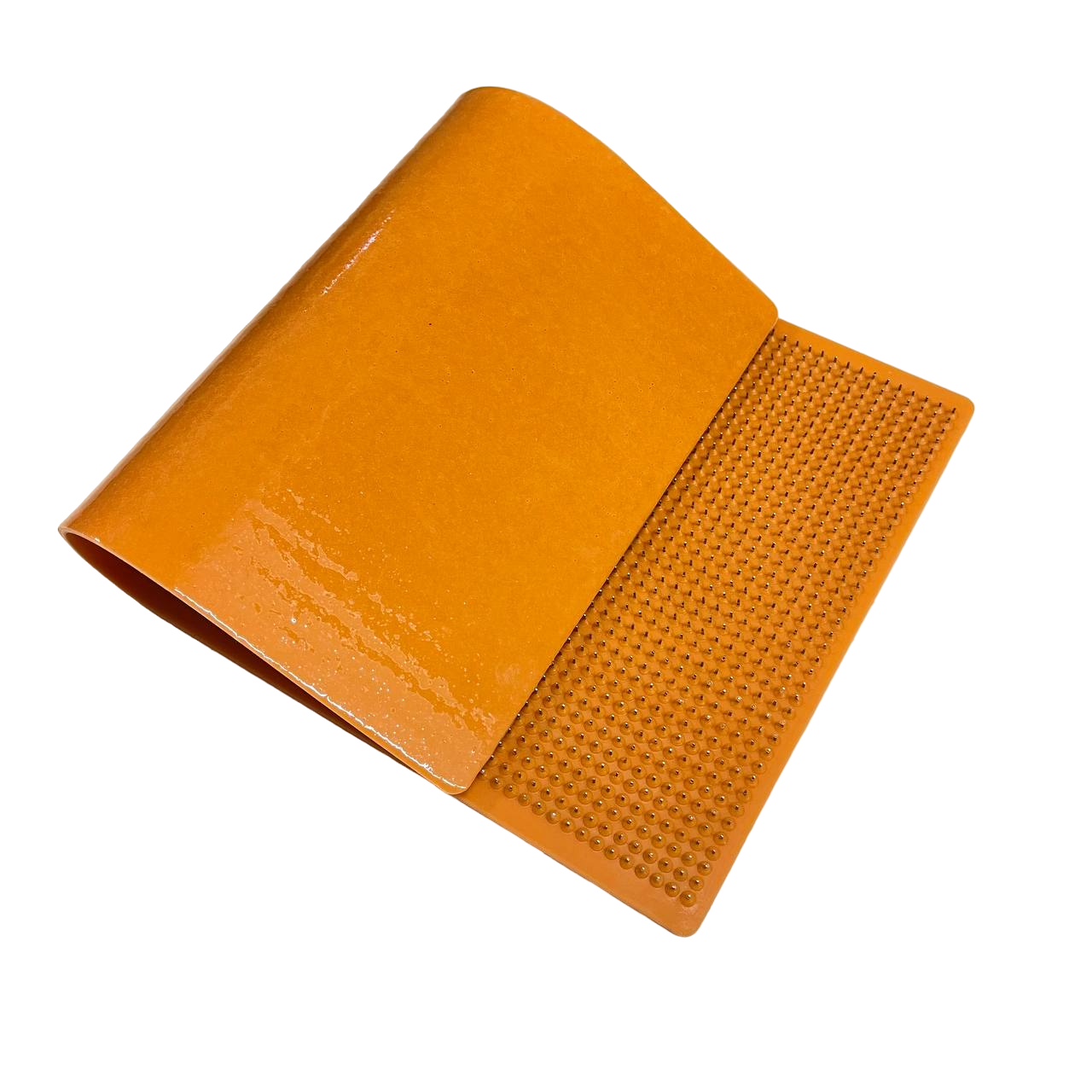 Аппликатор игольчатый Колючий Врачеватель на силиконовой основе (разные цвета) КВ 400 (20х40) Оранжевый - фото 2 - id-p205703692