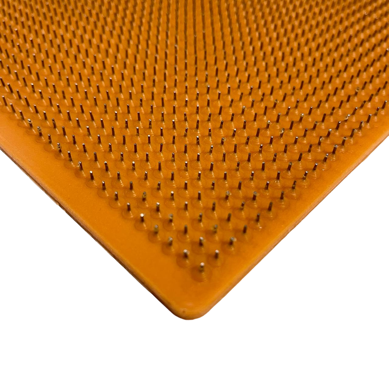 Аппликатор игольчатый Колючий Врачеватель на силиконовой основе (разные цвета) КВ 400 (20х40) Оранжевый - фото 3 - id-p205703692