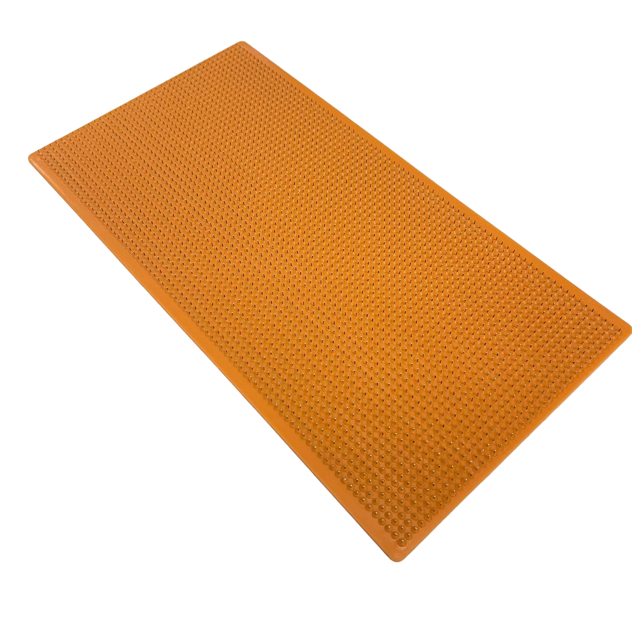 Аппликатор игольчатый Колючий Врачеватель на силиконовой основе (разные цвета) КВ 400 (20х40) Оранжевый - фото 1 - id-p205703692