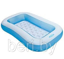 INTEX 57403 Бассейн надувной детский Надувная ванна Rectangular Baby, надувное дно Интекс - фото 2 - id-p205704727