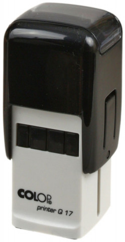 Автоматическая оснастка Colop Q17 для клише штампа 17*17 мм, корпус черный - фото 1 - id-p205582851