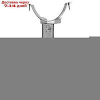 Кронштейн стеновой, телескопический 40-75 мм, d 220 мм, нержавейка 1.0 мм