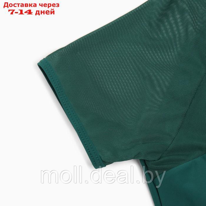 Купальный костюм слитный MINAKU на молнии цвет зеленый, р-р 42 - фото 3 - id-p205668208