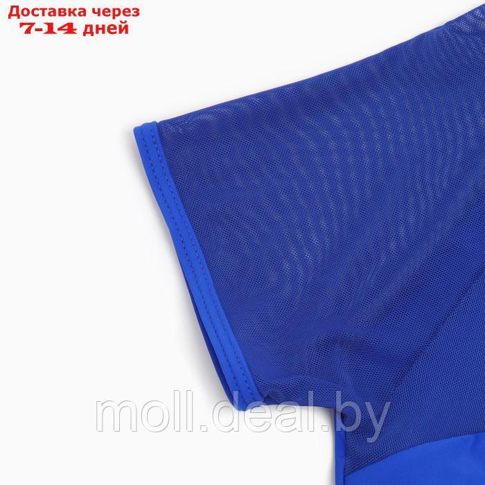 Купальный костюм слитный MINAKU на молнии цвет синий, р-р 42 - фото 3 - id-p205668215