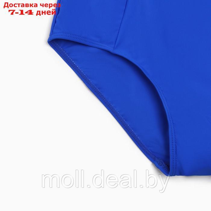 Купальный костюм слитный MINAKU на молнии цвет синий, р-р 42 - фото 4 - id-p205668215