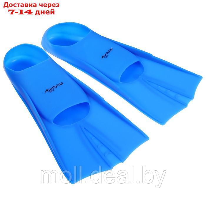 Ласты для плавания, размер 42-44, цвет синий - фото 1 - id-p205653430