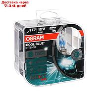 Лампа автомобильная Osram COOL BLUE INTENSE, H7, 12 В, 55 Вт, +100%, набор 2 шт, 64210CBN