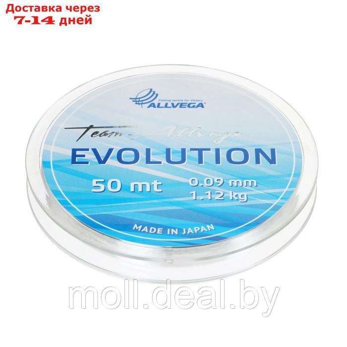 Леска монофильная ALLVEGA "Evolution" 50м 0,09мм, 1,12кг, прозрачная - фото 2 - id-p205659941