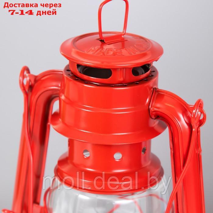 Керосиновая лампа декоративная красный 11,5х15х23 см - фото 6 - id-p205661539
