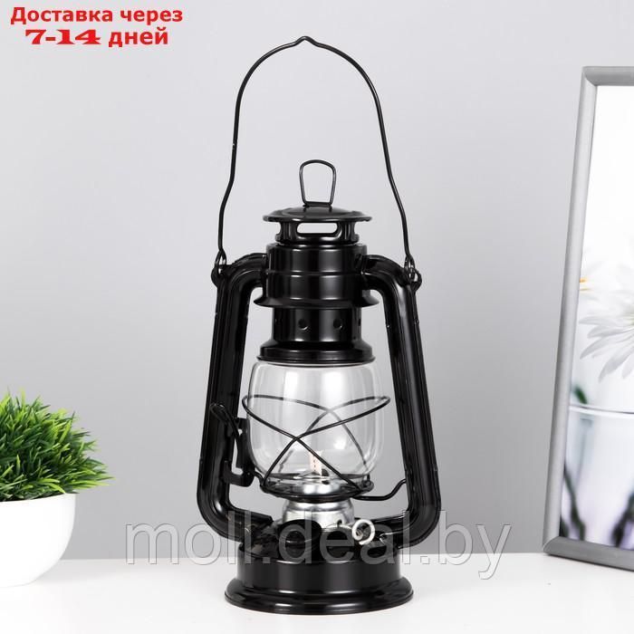 Керосиновая лампа декоративная черный 11,5х15х23 см - фото 1 - id-p205661540