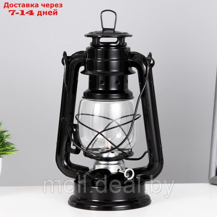 Керосиновая лампа декоративная черный 11,5х15х23 см - фото 3 - id-p205661540
