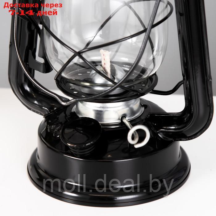 Керосиновая лампа декоративная черный 11,5х15х23 см - фото 5 - id-p205661540