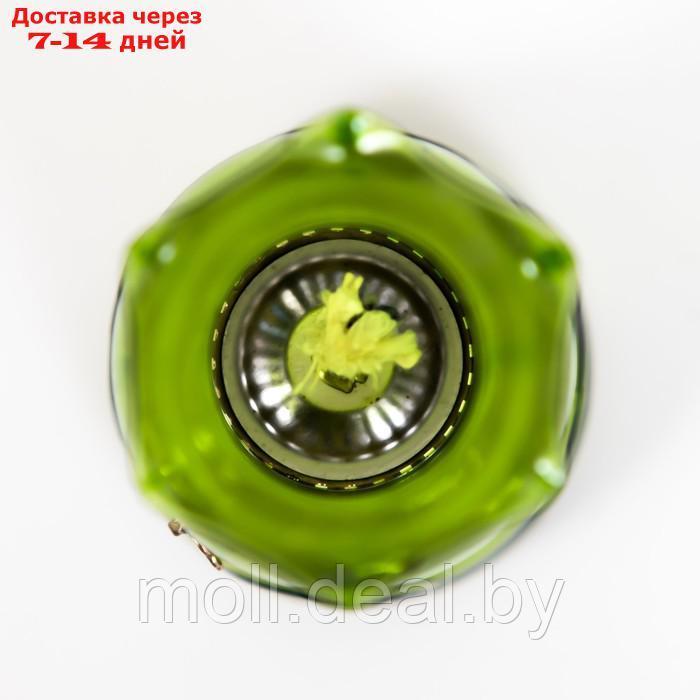 Керосиновая лампа декоративная зелёный 6,5х6,5х21 см - фото 2 - id-p205661541