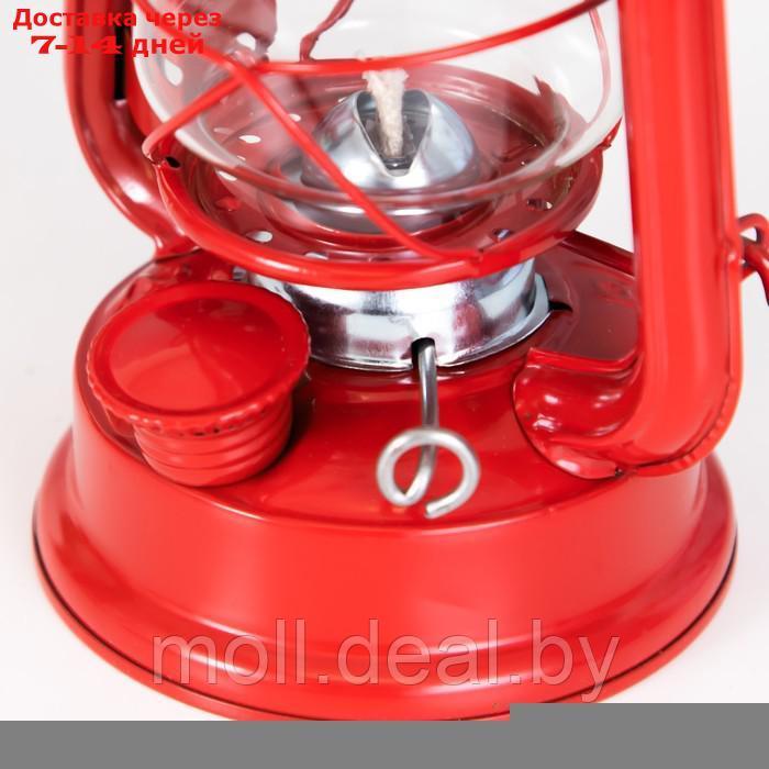 Керосиновая лампа декоративная красный 9,5х12,5х19 см - фото 5 - id-p205661544