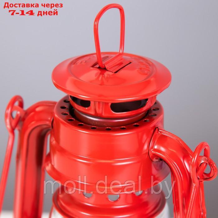 Керосиновая лампа декоративная красный 9,5х12,5х19 см - фото 6 - id-p205661544