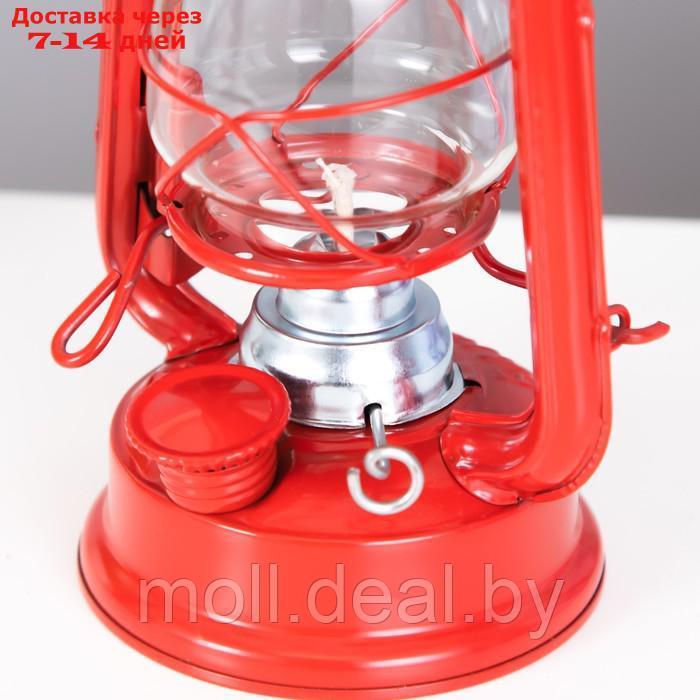 Керосиновая лампа декоративная красный 9,5х12,5х19 см - фото 7 - id-p205661544