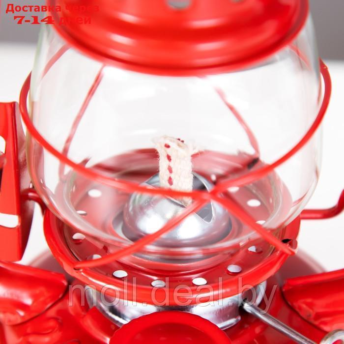 Керосиновая лампа декоративная красный 9,5х12,5х19 см - фото 8 - id-p205661544