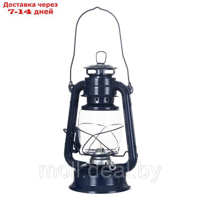 Керосиновая лампа декоративная синий 14х18х27,5 см - фото 2 - id-p205661545