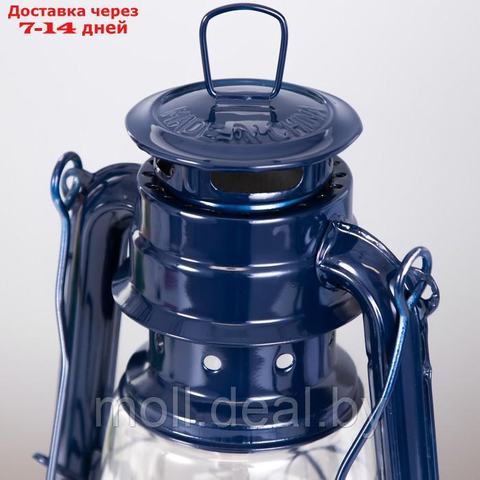 Керосиновая лампа декоративная синий 11,5х15х23 см - фото 5 - id-p205661547