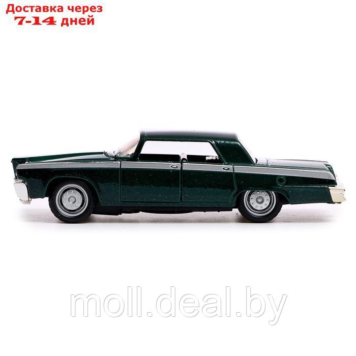 Машина металлическая Muscle car, масштаб 1:32, свет и звук, инерция, цвет зелёный - фото 2 - id-p205667788