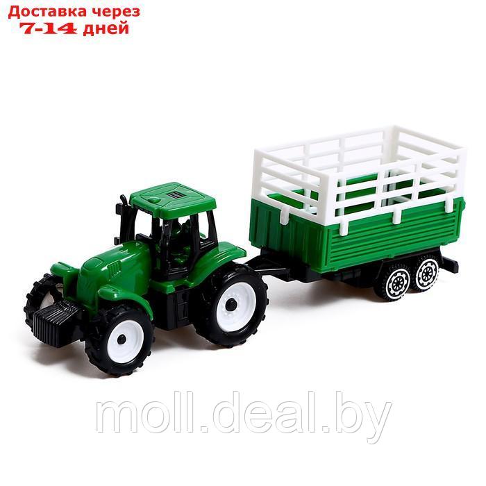 Игровой набор "Ферма", трактор, сарай и животные, МИКС - фото 3 - id-p205668838