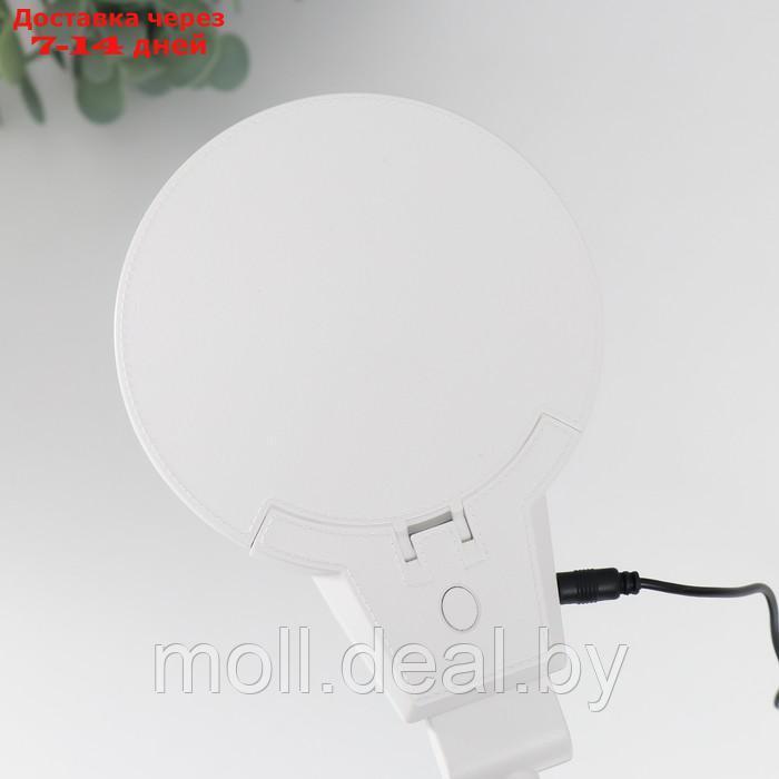 Лампа-лупа х3 х4,5 для творчества LED от 3 LR1130 линзы d=2,1 и 11 см белый - фото 8 - id-p205667893