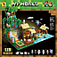 Детский конструктор Лесная деревня со светом Майнкрафт minecraft my world 2106 деталей, 10 героев, аналог лего, фото 3