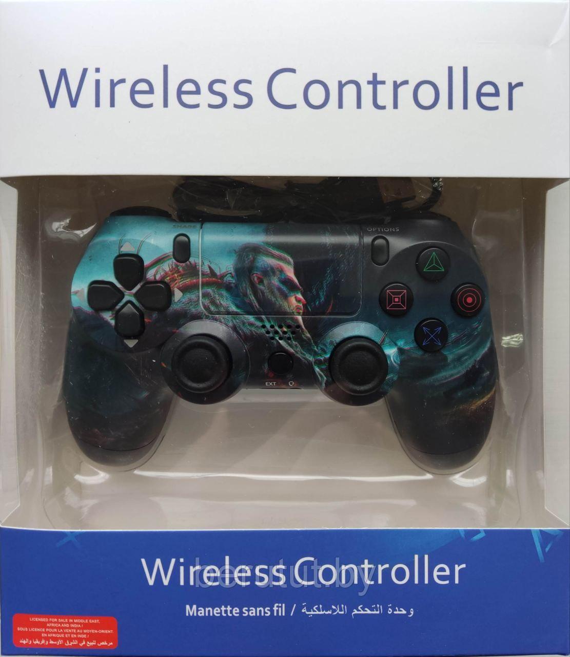 Геймпад - джойстик для PS4 беспроводной DualShock 4 Wireless Controller (Assasin's Creed) - фото 2 - id-p205708461