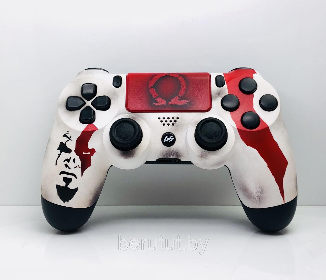 Геймпад - джойстик для PS4 беспроводной DualShock 4 Wireless Controller(God of War) - фото 5 - id-p205708483