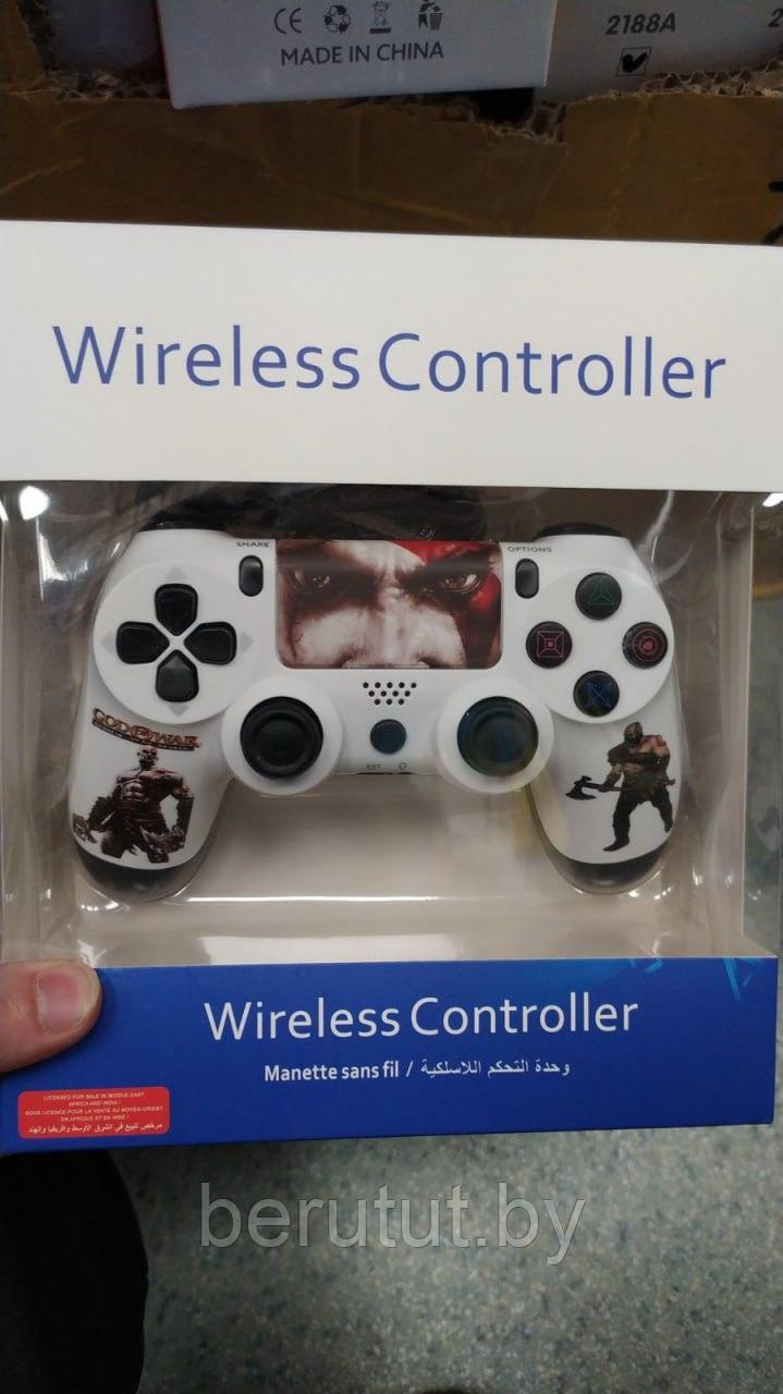 Геймпад - джойстик для PS4 беспроводной DualShock 4 Wireless Controller(God of War) - фото 2 - id-p205708483