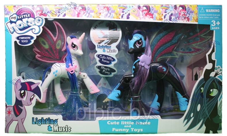 Детская игрушка Пони My Little Pony Принцесса Луна и Принцесса Селестия (свет, звук) - фото 3 - id-p205708506
