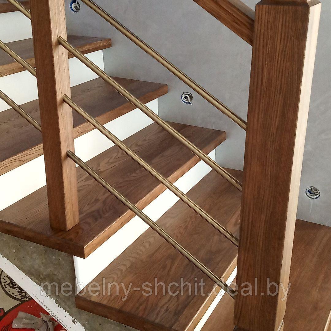 Облицовка бетонной лестницы (ступени из дерева, обшивка лестницы) - фото 5 - id-p205708519