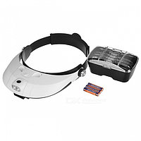 Гарнитура: лупа с подсветкой Aomekie "Two-way Regulation Head-Wearing Magnifier Light