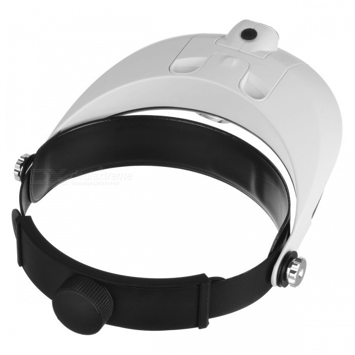 Гарнитура: лупа с подсветкой Aomekie "Two-way Regulation Head-Wearing Magnifier Light - фото 5 - id-p205708526