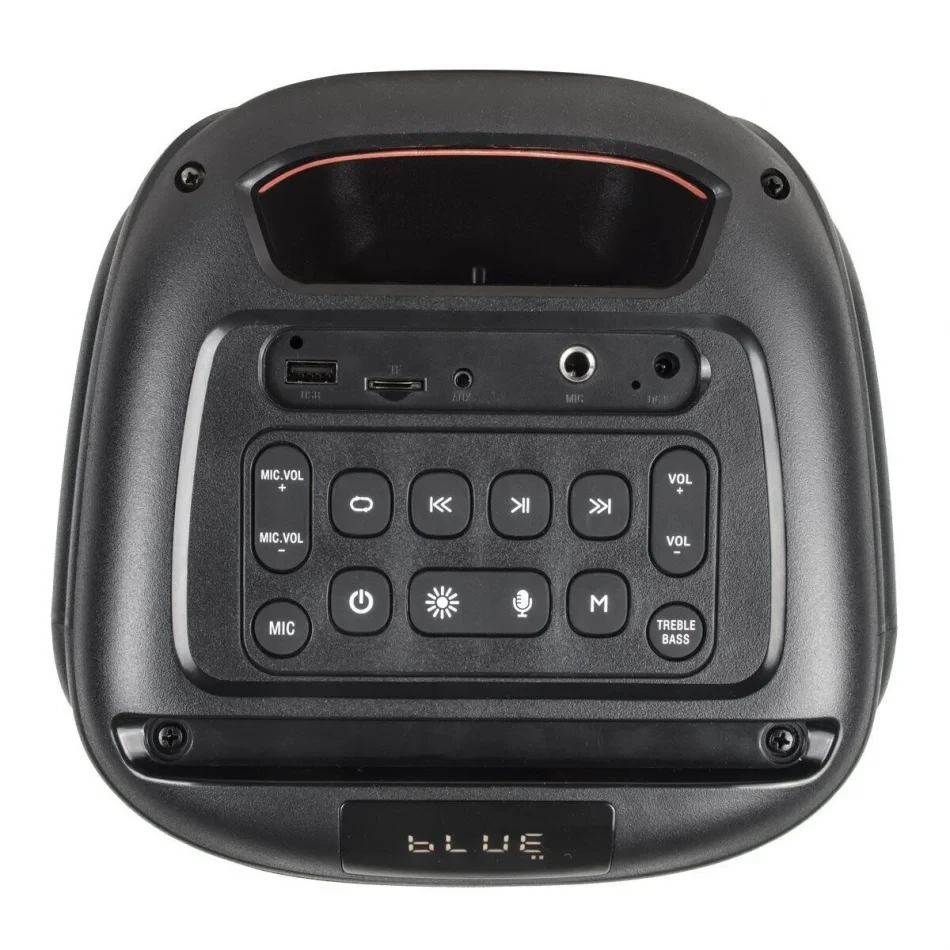 Mivo md-165pro Портативная беспроводная Bluetooth колонка с LED-подсветкой, и караоке микрофоном - фото 4 - id-p205708527