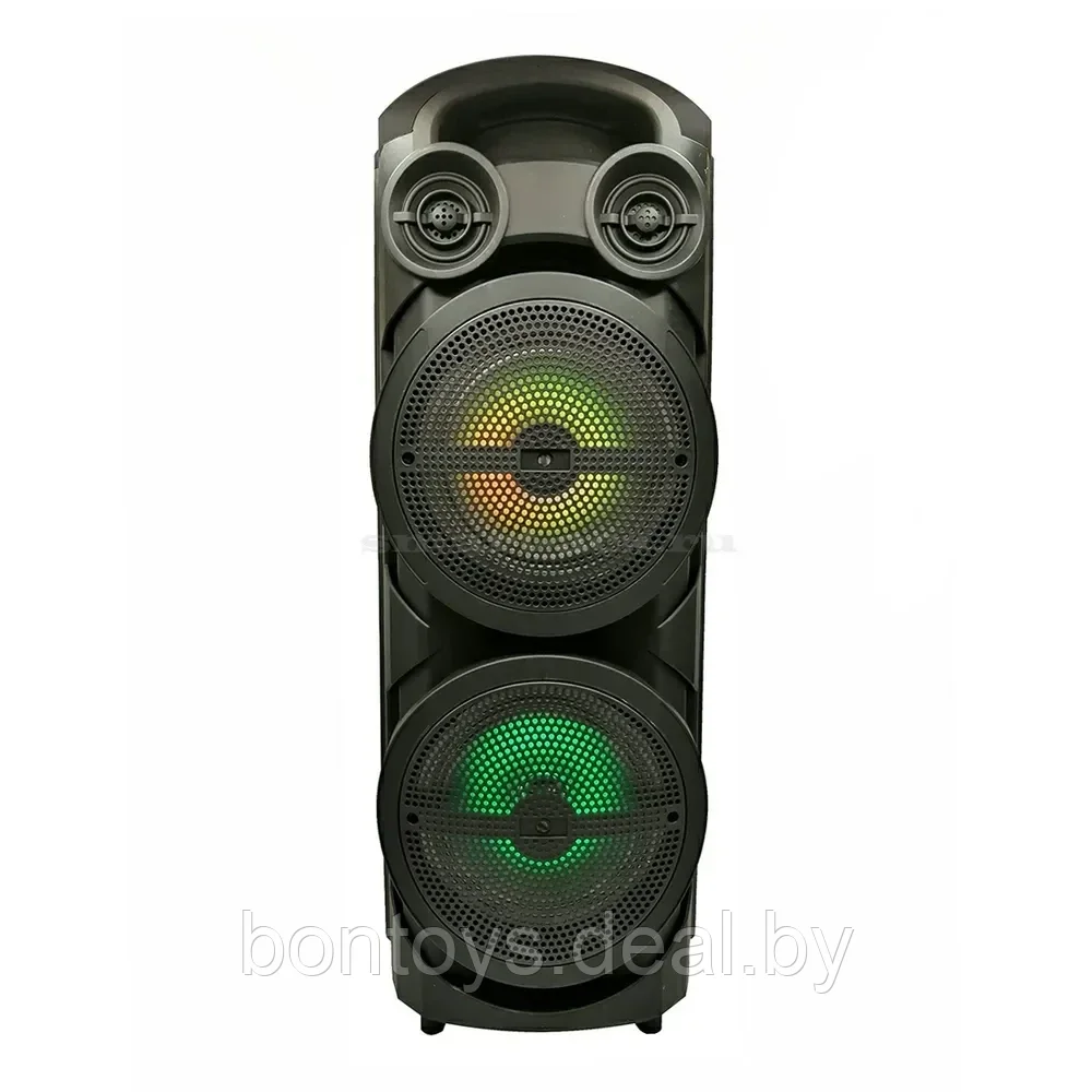 Портативная колонка BT Speaker ZQS-8202S с микрофоном и пультом - фото 4 - id-p205708532